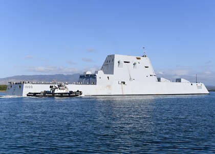 USS Zumwalt Arrives in Pearl Harbor for Port Visit