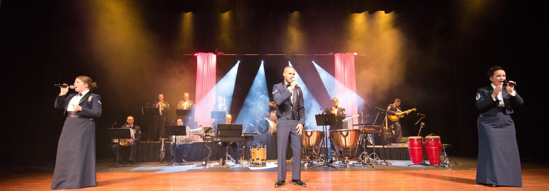 Members of the USAF Heartland of America Band commemorate the 100th Anniversary of the end of WWI with a of Veteran's Day concert in the Omaha metro area.
