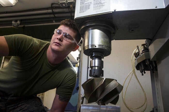 3D-printed impeller enhances readiness of Corps’ main battle tank