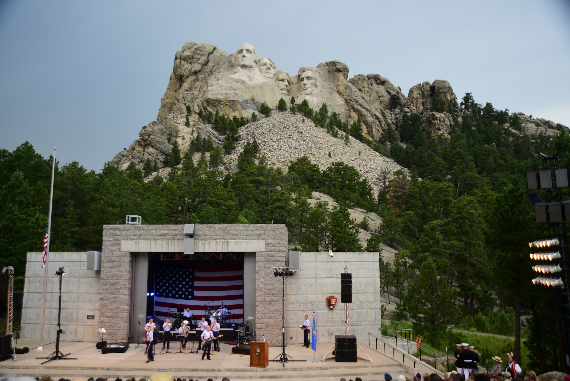Mt. Rushmore performance