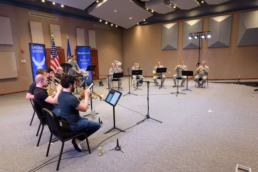 USAF Offutt Brass with the Canadian Brass