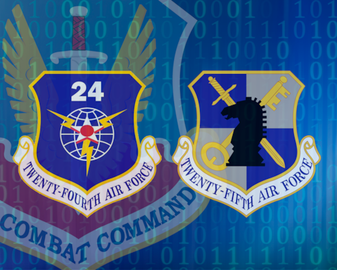 Twenty-Fourth and Twenty-Fifth Air Force Shield