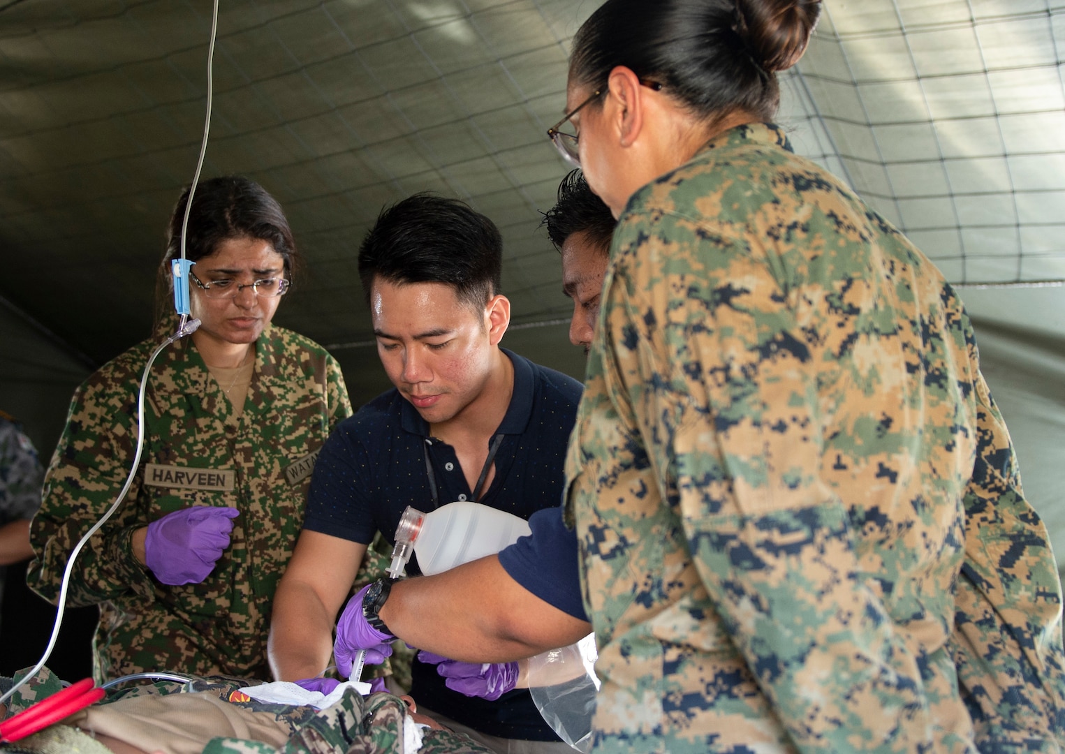 Malaysian Armed Forces Host Medical Evacuation Exercise During PP19