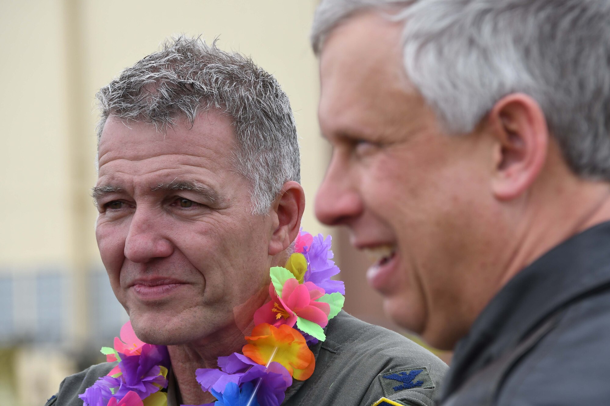 U.S. Air Force Col. Robert VanHoy, 307th Bomb Wing commander, and Lt. Col. Bryan Bailey, 93rd Bomb Squadron commander, made their final flight at Barksdale Air Force Base, Louisiana, April 4, 2019.  They are scheduled to  relinquish command of their respective units during the April unit training assembly. (U.S. Air Force photo by Master Sgt. Ted Daigle)