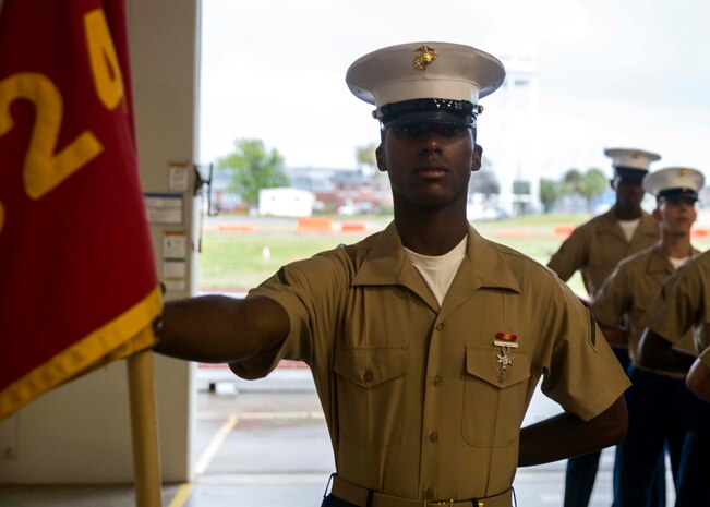 Private First Class Nasier I. Taylor completed Marine Corps recruit training as the platoon honor graduate of Platoon 1024, Company B, 1st Recruit Training Battalion, Recruit Training Regiment, aboard Marine Corps Recruit Depot Parris Island, South Carolina, April 05, 2019. Taylor was recruited by Gunnery Sergeant Ray C. Littles from Recruiting Substation North Charleston. (U.S. Marine Corps photo by Cpl. Jack A. E. Rigsby)