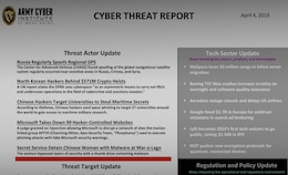 Cyber Threat Report 04 April 2019