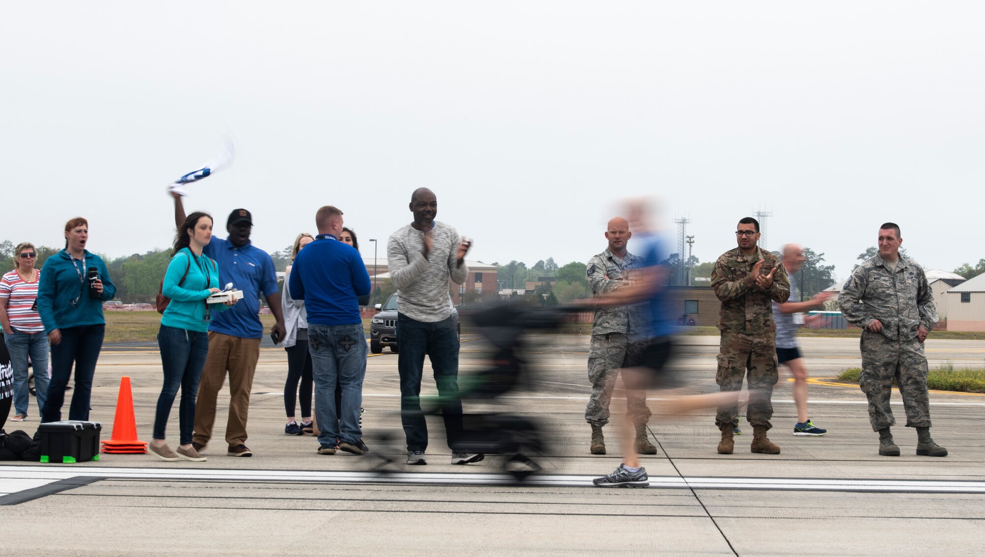 Along with static displays, guests also received the opportunity to interact military and civilian members.