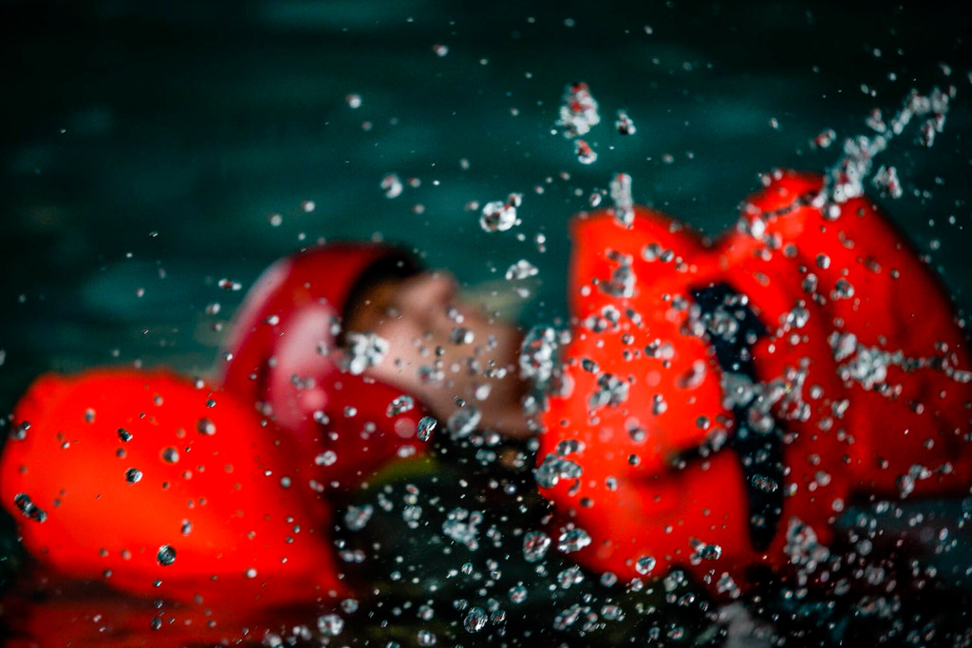 Team Little Rock aircrew members participated in Water Survival training taught by Survival, Evasion, Resistance and Escape instructors April 6, 2019, at the Jacksonville Community Center, Jacksonville, Arkansas