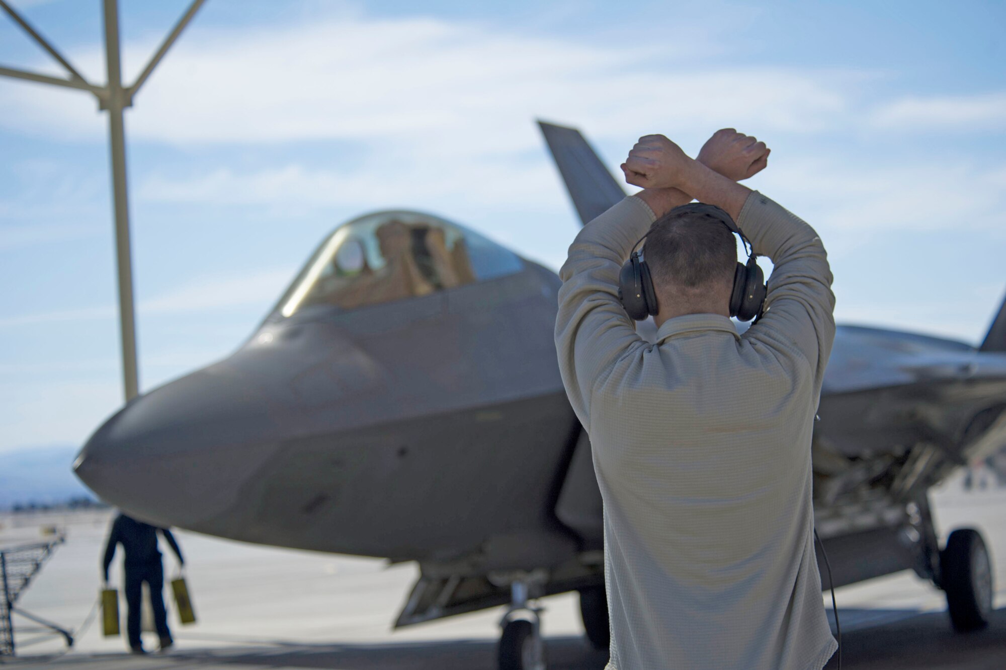 Through Total Force Integration at Nellis, Reserve aircraft maintainers work side by side with active-duty providing skilled manpower and continuity to accomplish the U.S. Air Force Warfare Center mission.