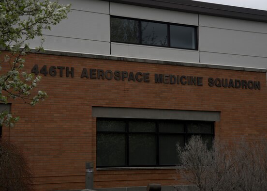 Patient Interview rooms at renovated 446th AMDS facility.