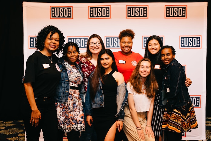 USO Iwakuni supplies dresses to air station teens