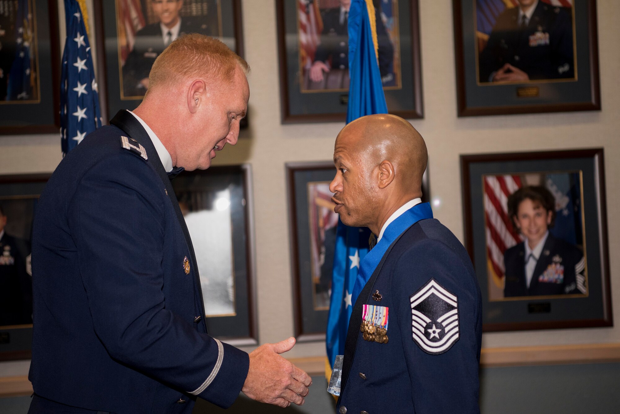 Congrats to CMSgt David J. Najera (Vandenberg) and CMSgt Alex S. Butler (Port Hueneme) on their promotions to Chief! Base leadership, friends and family came together April 4, 2019, to recognize the accomplishments of the promotees.