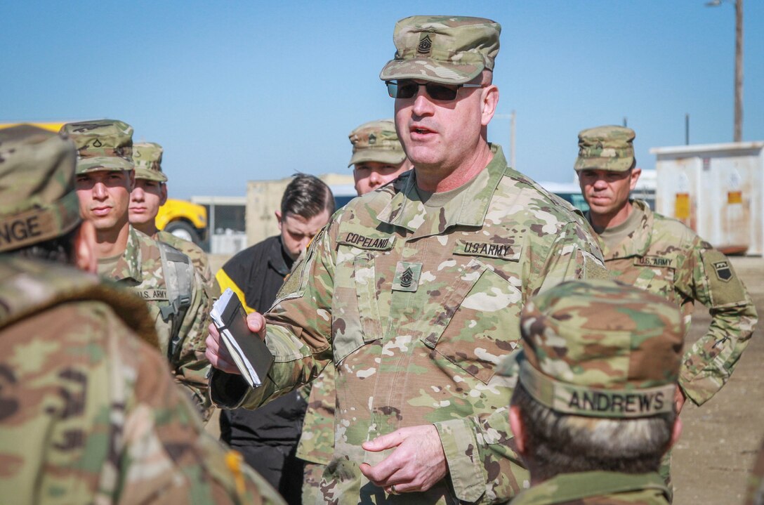 CSM Copeland at Operation Gauntlet