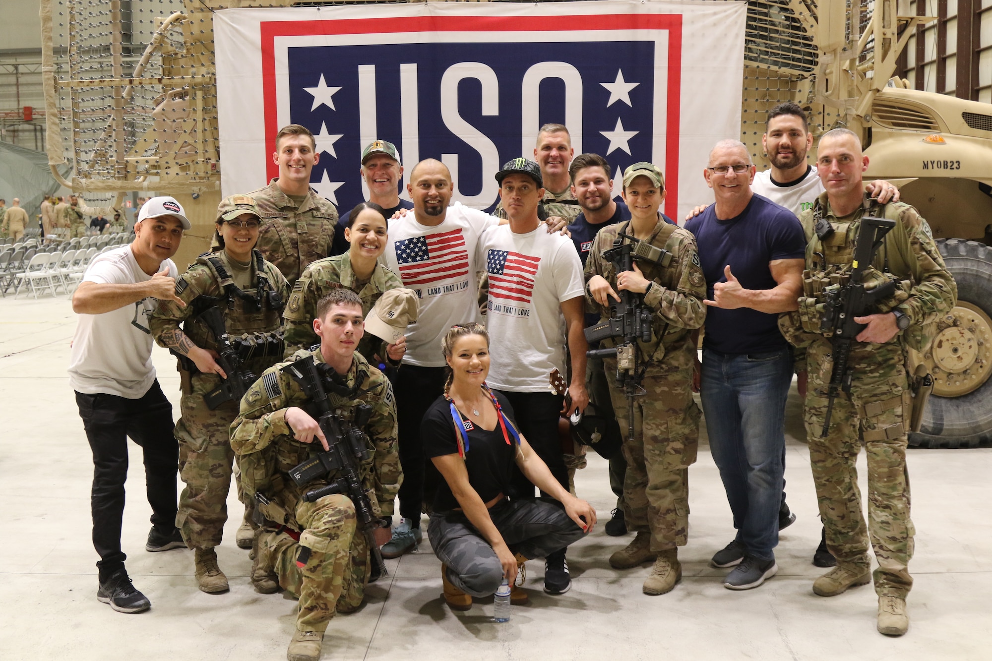 USO Sprint Tour 2019 in Afghanistan