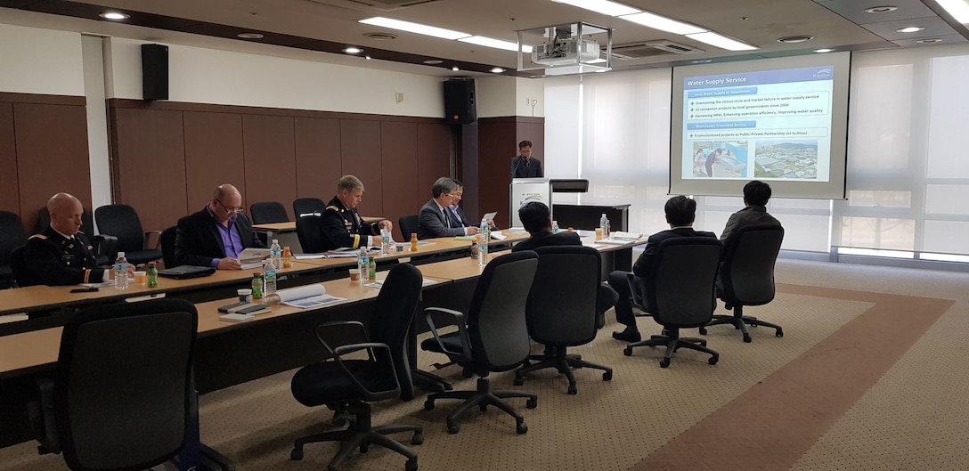 The Far East District and Pacific Ocean Division held a high level engagement with Korea Water Resources Development Corporation or K water on April 3.