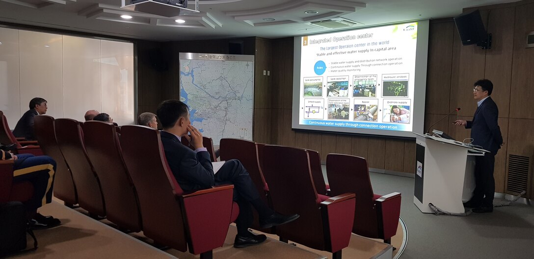 The Far East District and Pacific Ocean Division held a high level engagement with Korea Water Resources Development Corporation or K water on April 3.