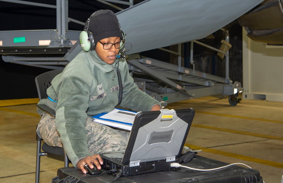 Jones was one of 16 Combat Shield members who came to Spangdahlem for the exercise