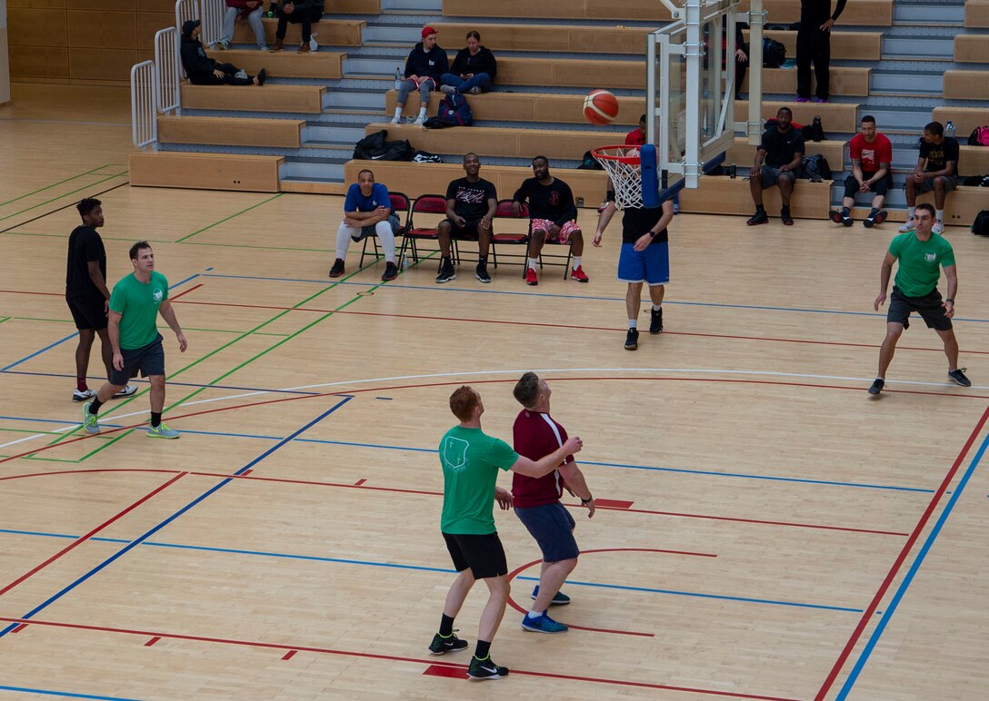 The teams participated in the tournament during the Sexual Assault Awareness and Prevention Month kick-off event