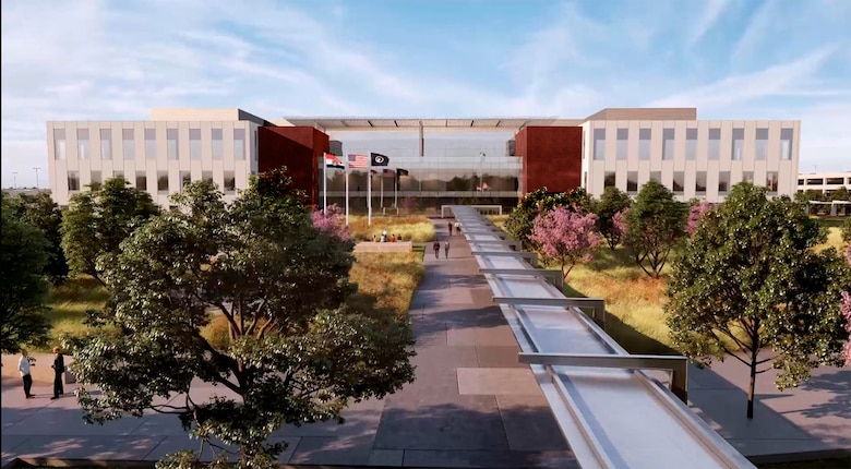 The U.S Army Corps of Engineers and the National Geospatial-Intelligence Agency (NGA) reveal concept renderings for the Next NGA West (N2W) campus from the design-build team McCarthy HITT winning proposal. The entirety of the campus is anticipated to be operational in 2025.