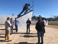 On March 29, 2019 Marines from Utilities Instruction Company (UIC) took some time away from training Marines and participated in a Sergeant led Professional Military Education (PME). The group spent the day at Camp Johnson and visited the Montford Point and Beirut Memorials.