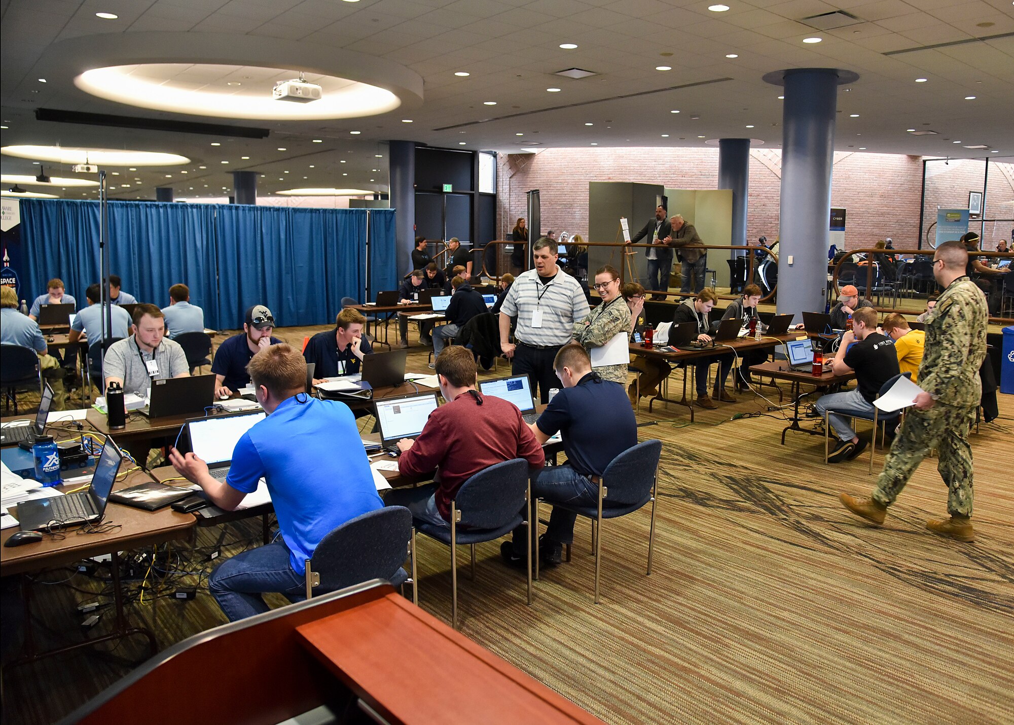 Members assigned to the 275th Cyber Operations Group, Maryland Air National Guard, participated in the 14th Annual Mid-Atlantic Collegiate Cyber Defense Competition Regional Finals, March 29, 2019 at Johns Hopkins Applied Physics Laboratory, Laurel, Md. The 275th COG has participated in the competition for over four years in different capacities.