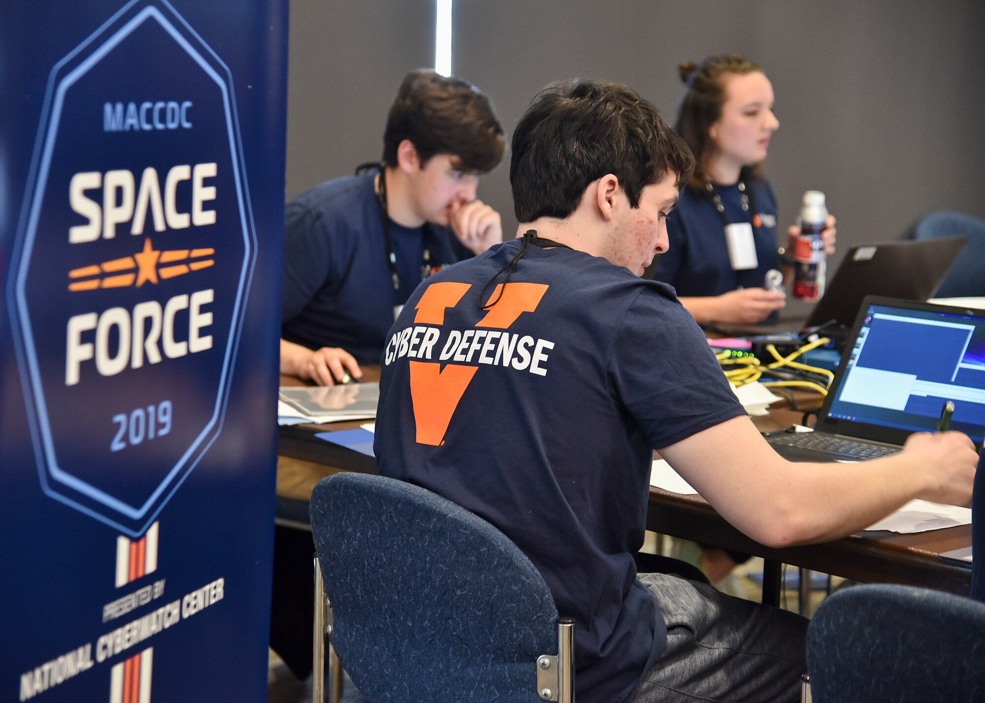 Members assigned to the 275th Cyber Operations Group, Maryland Air National Guard, participated in the 14th Annual Mid-Atlantic Collegiate Cyber Defense Competition Regional Finals, March 29, 2019 at Johns Hopkins Applied Physics Laboratory, Laurel, Md. The 275th COG has participated in the competition for over four years in different capacities.