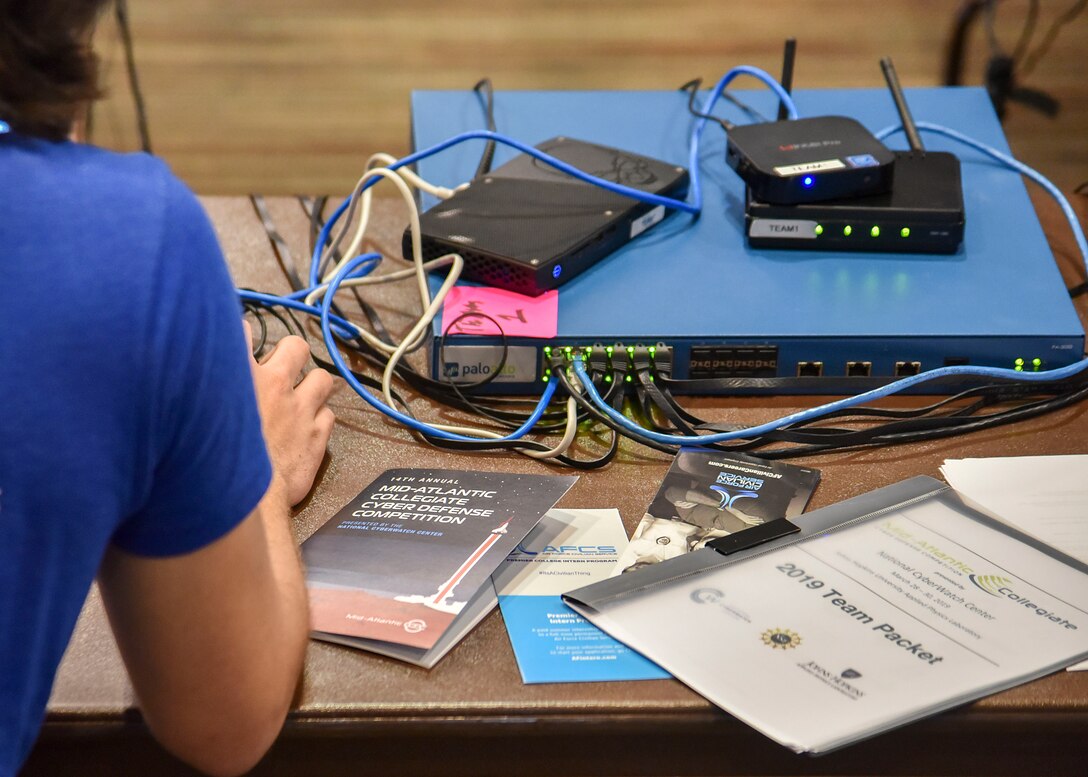 Members assigned to the 275th Cyber Operations Group, Maryland Air National Guard, participated in the 14th Annual Mid-Atlantic Collegiate Cyber Defense Competition Regional Finals, March 29, 2019 at Johns Hopkins Applied Physics Laboratory, Laurel, Md. The 275th COG has participated in the competition for over four years in different capacities.