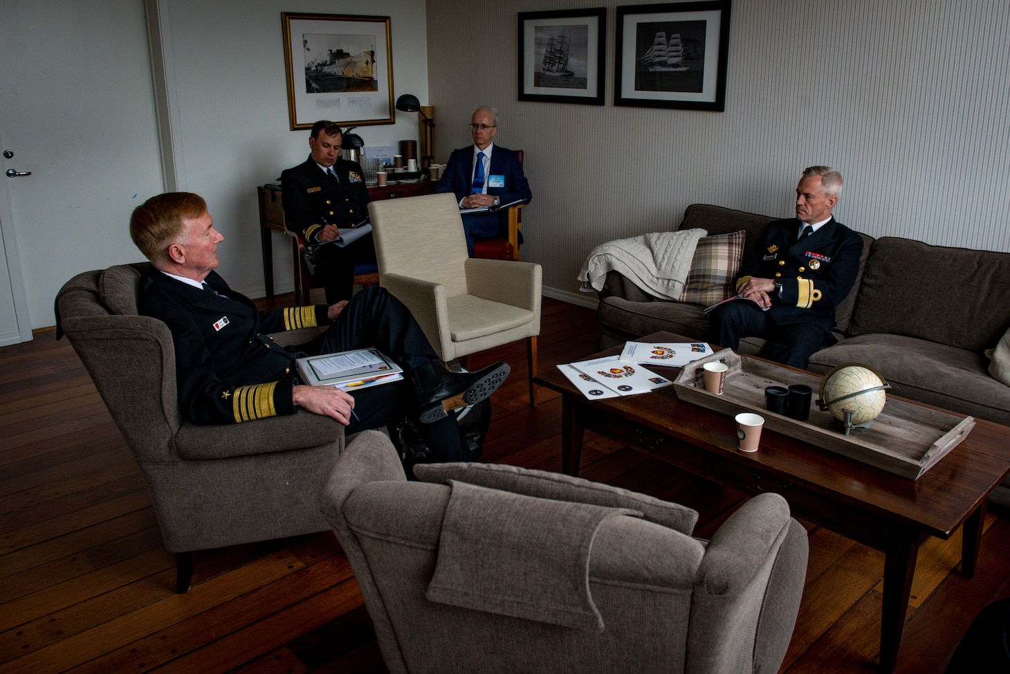 Adm. Foggo Visits Bergen, Norway