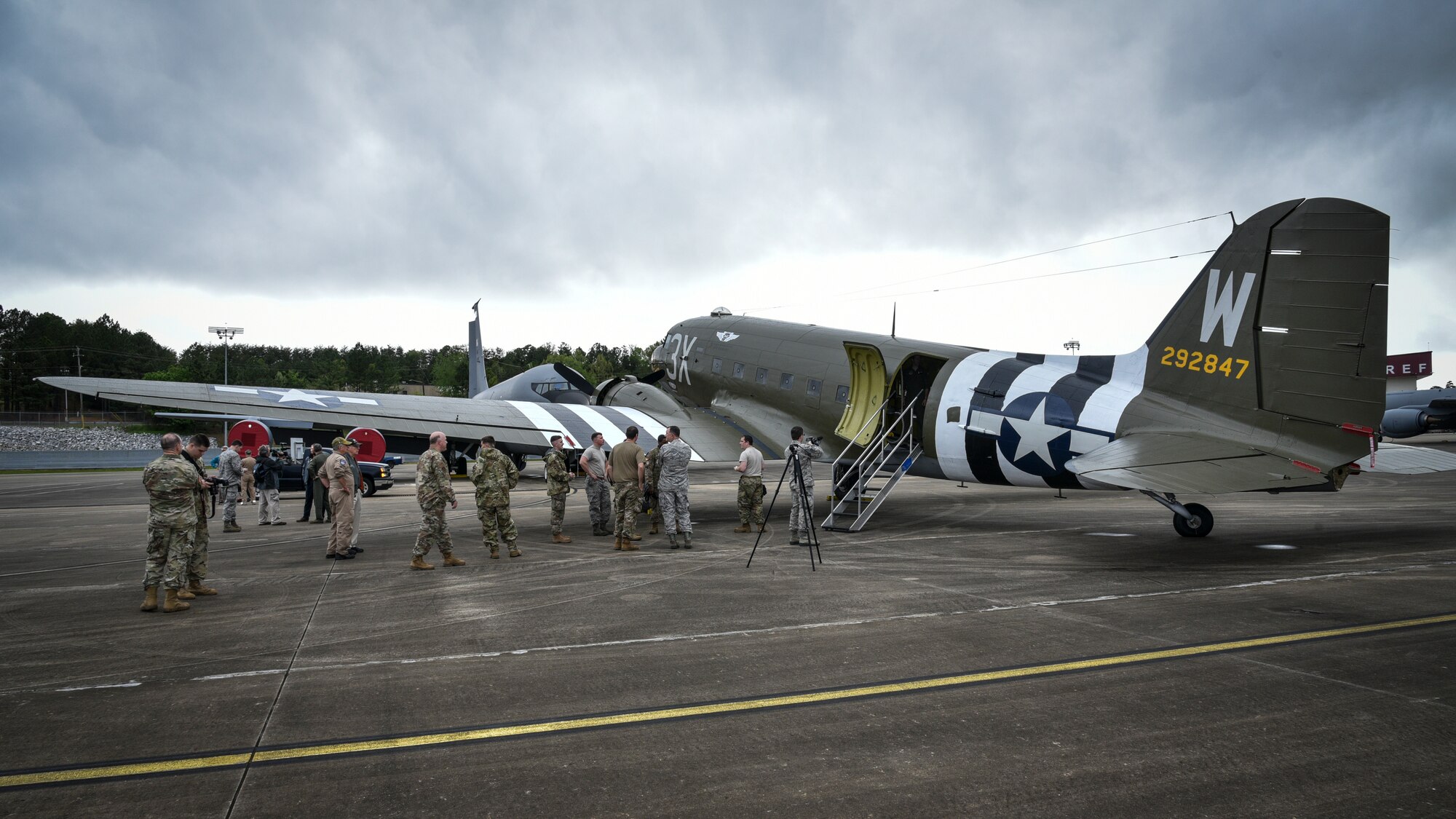 Col. Travis Flies "That's All Brother" To Sumpter Smith ANGB