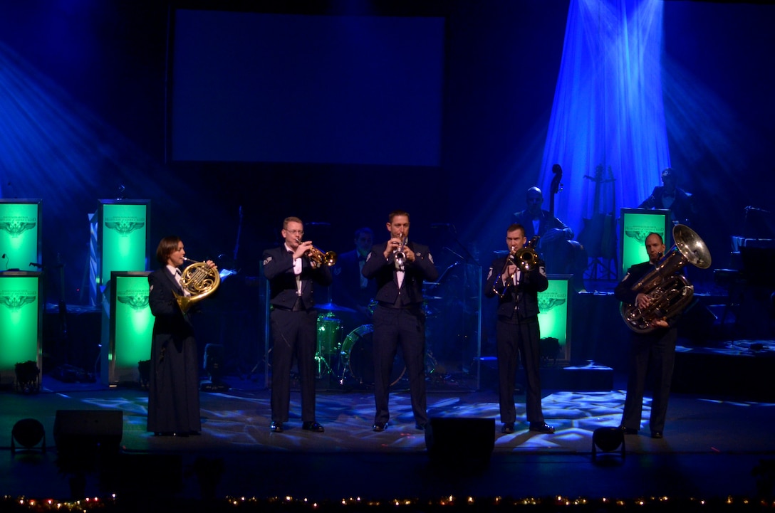 Offutt Brass performs as part of the USAF Heartland of America Band's 2016 "Sounds of the Season" holiday concert series in the Omaha, NE metro area.