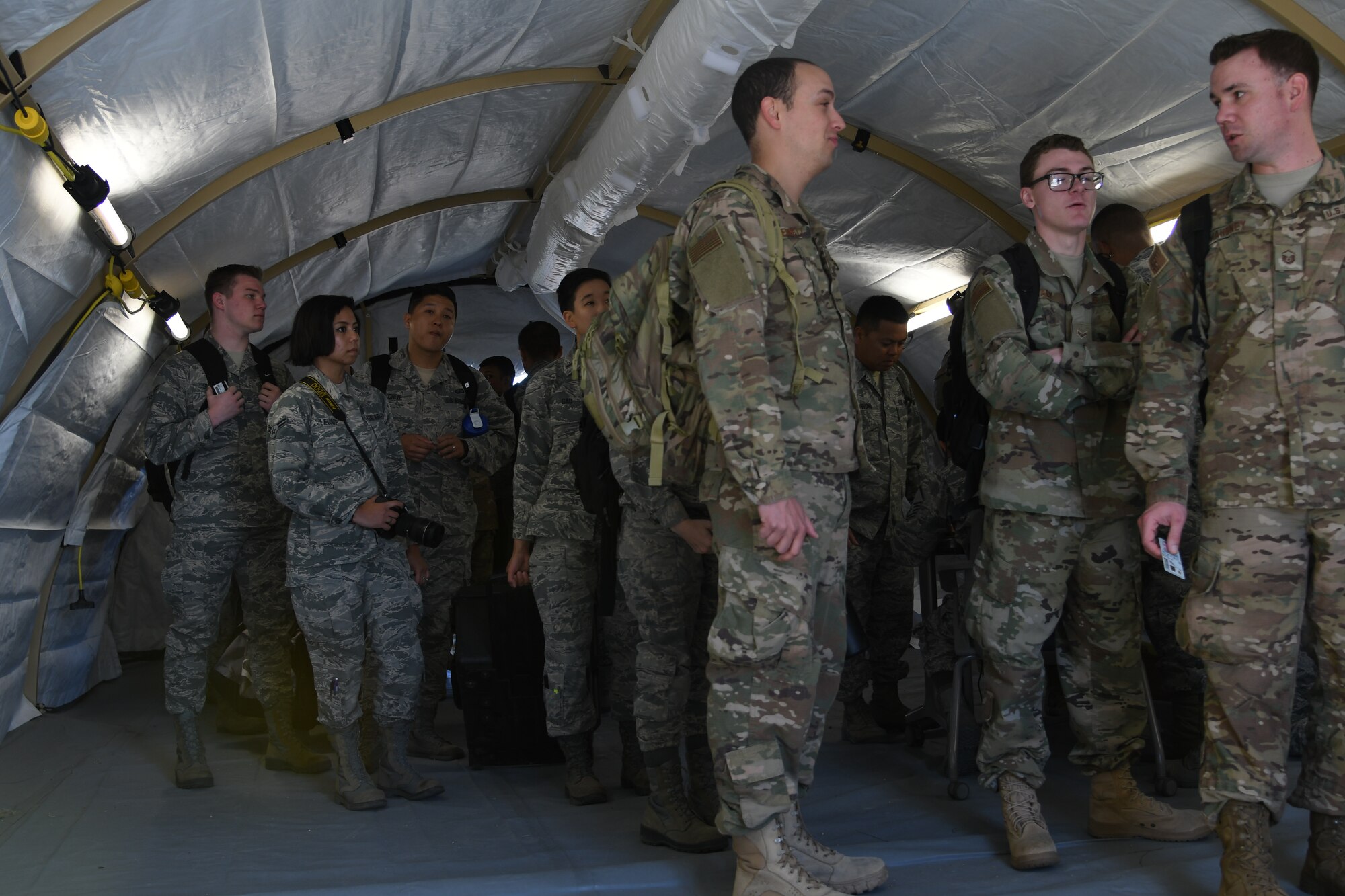 Davis-Monthan Air Force Base underwent a large-scale exercise to prepare to deploy to any austere and contested location around the world. Using the multi-functional Airmen to establish, sustain and defend the base with organic command and control.