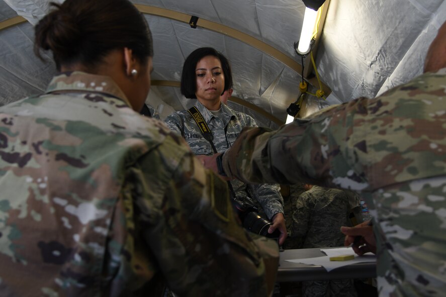Davis-Monthan Air Force Base underwent a large-scale exercise to prepare to deploy to any austere and contested location around the world. Using the multi-functional Airmen to establish, sustain and defend the base with organic command and control.