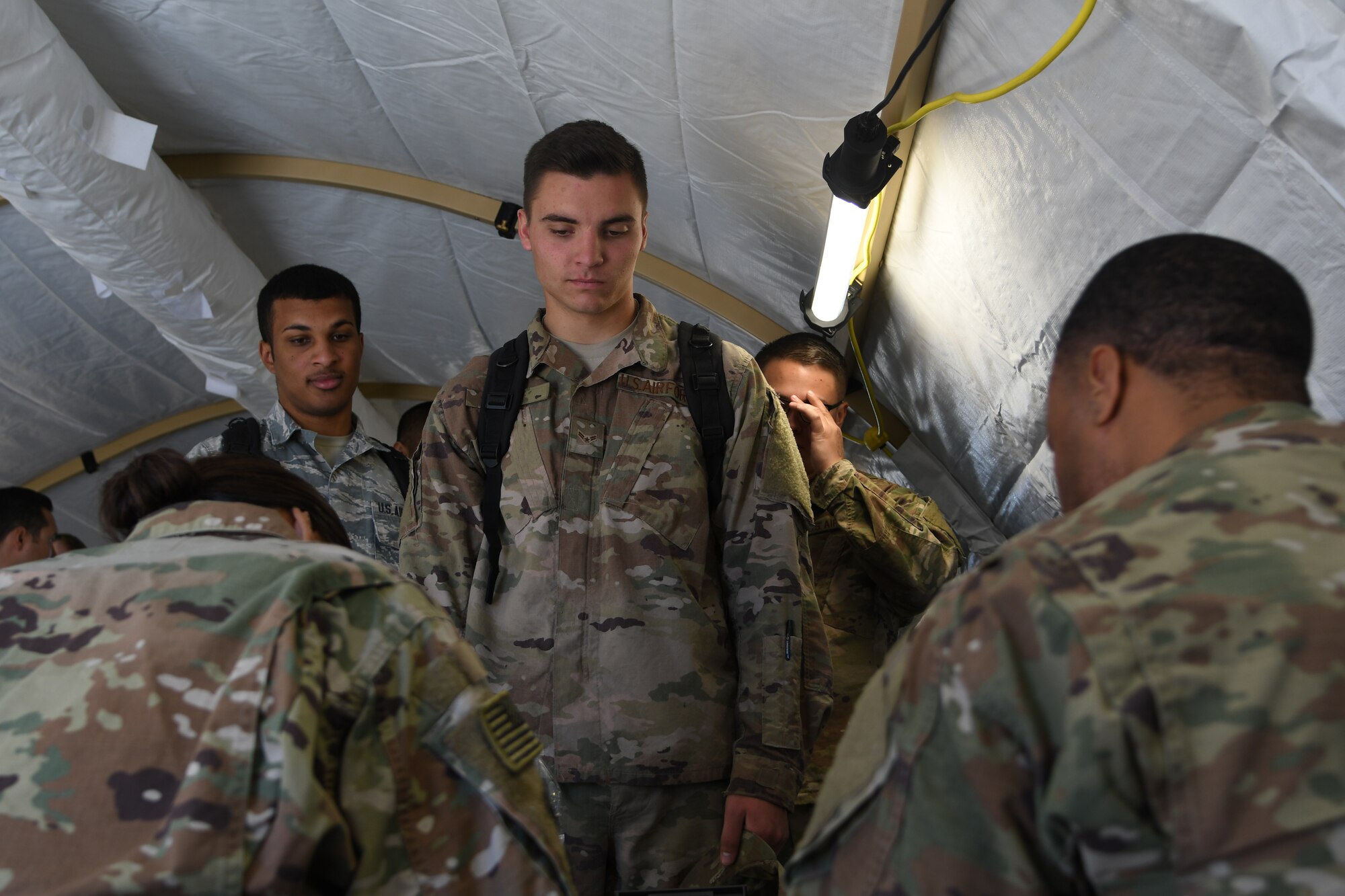 Davis-Monthan Air Force Base underwent a large-scale exercise to prepare to deploy to any austere and contested location around the world. Using the multi-functional Airmen to establish, sustain and defend the base with organic command and control.