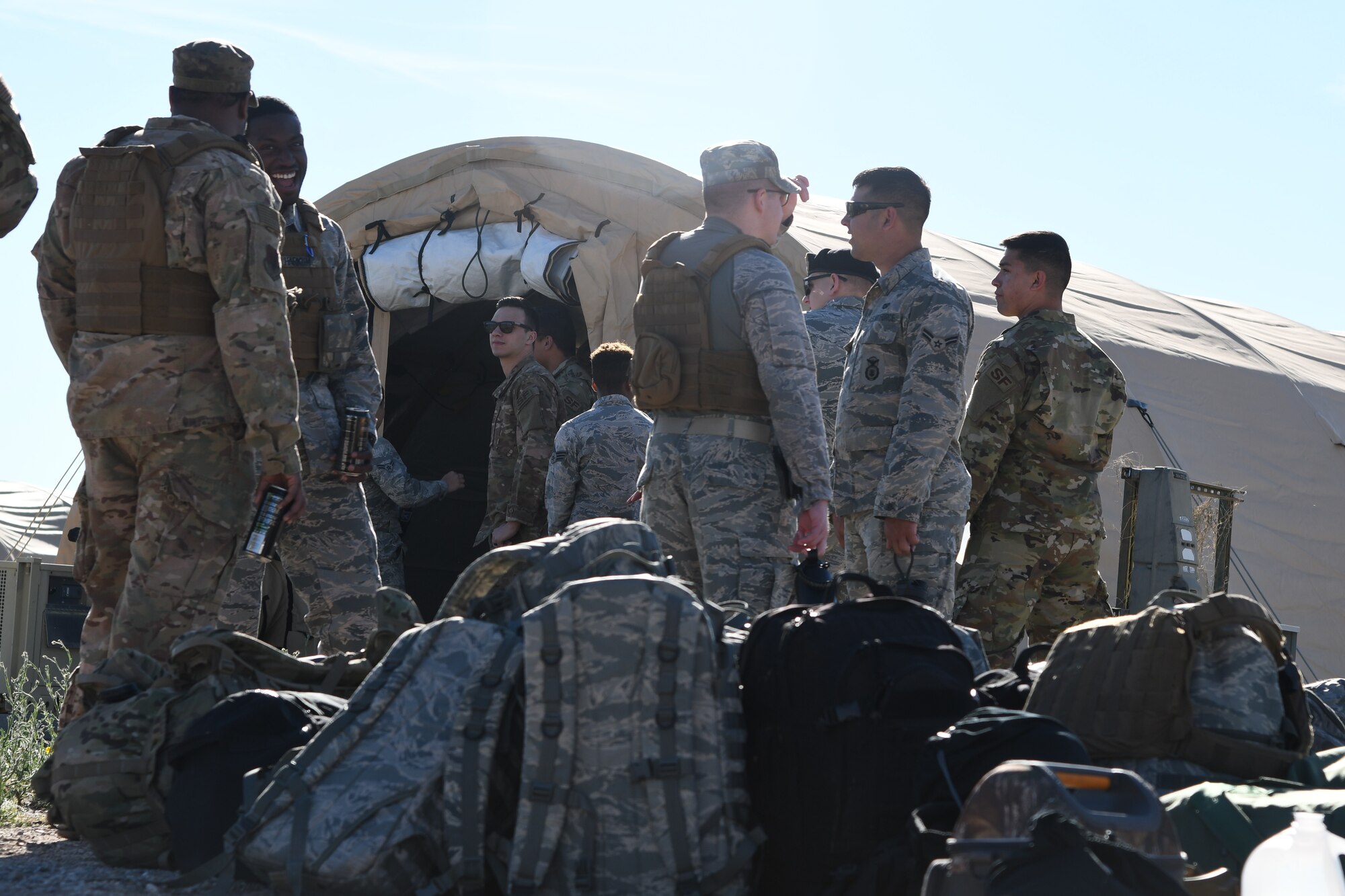 Davis-Monthan Air Force Base underwent a large-scale exercise to prepare to deploy to any austere and contested location around the world. Using the multi-functional Airmen to establish, sustain and defend the base with organic command and control.