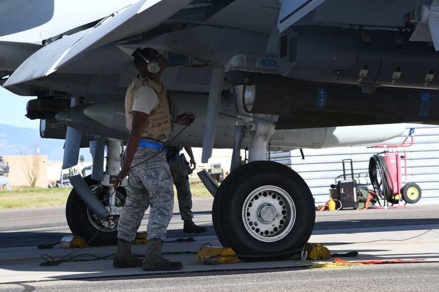 Davis-Monthan Air Force Base underwent a large-scale exercise to prepare to deploy to any austere and contested location around the world. Using the multi-functional Airmen to establish, sustain and defend the base with organic command and control.
