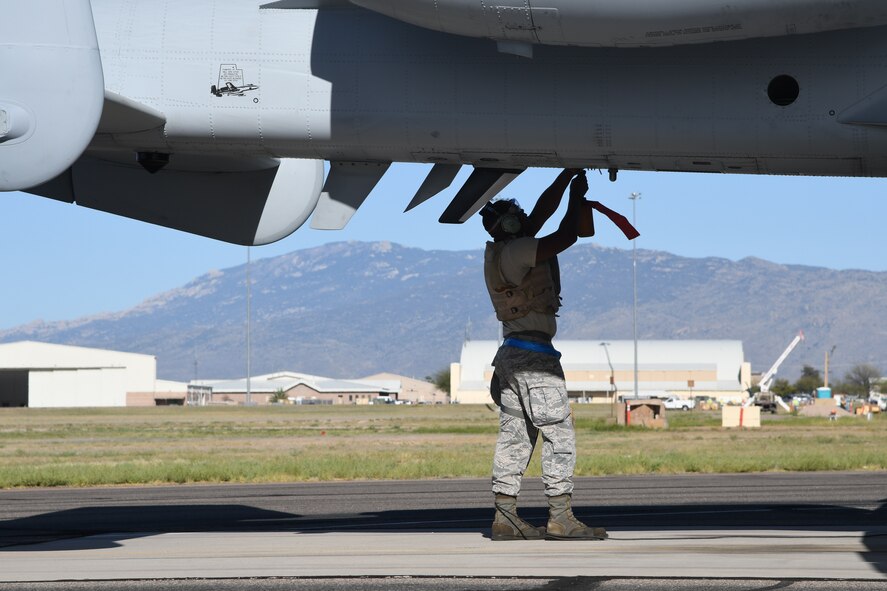 Davis-Monthan Air Force Base underwent a large-scale exercise to prepare to deploy to any austere and contested location around the world. Using the multi-functional Airmen to establish, sustain and defend the base with organic command and control.