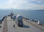 KOTA KINABALU, Malaysia (April 11, 2019) - U.S. 7th Fleet flagship USS Blue Ridge (LCC 19) arrives for a port visit in Kota Kinabalu, Malaysia, to engage in local culture, host military-to-military engagements and build relationships with the local community. Blue Ridge is the oldest operational ship in the Navy, and as 7th Fleet command ship, is responsible for fostering relationships within the Indo-Pacific Region.