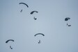 Special operators from the Kentucky Air National Guard’s 123rd Special Tactics Squadron parachute into the Ohio River from a C-130 aircraft during the Thunder Over Louisville air show in Louisville, Ky., April 21, 2018. The squadron, which is comprised of combat controllers, pararescuemen, special operations weathermen and special tactics officers, will perform a similar jump during this year's Thunder air show. (U.S. Air National Guard photo by Lt. Col. Dale Greer)