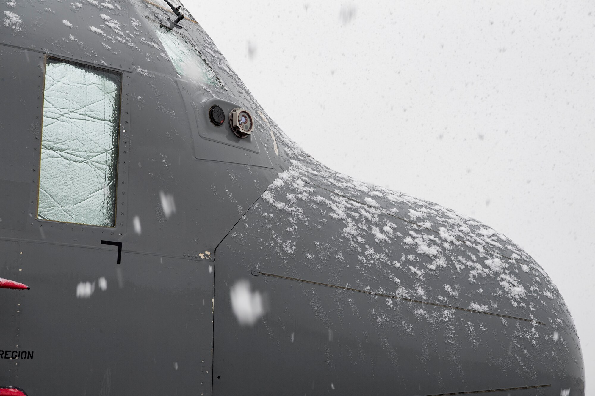 Snowfall in Yokota