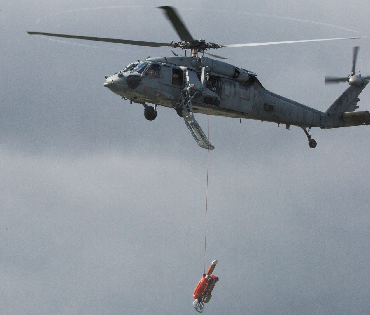 Engineers at Naval Surface Warfare Center Panama City Division (NSWC PCD) recently completed a flight test using a device that will prevent Navy personnel from having to enter a minefield during mine hunting and clearing missions.