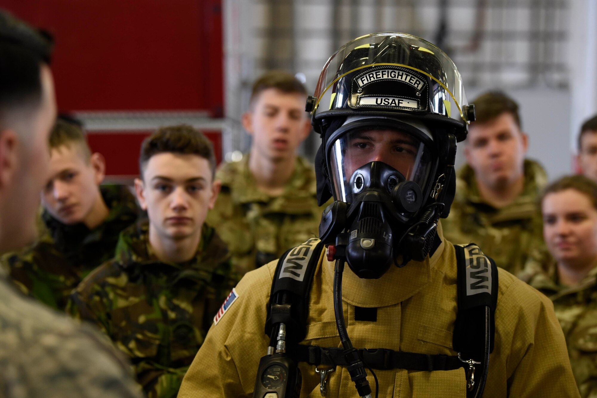 RAF cadets visit Spangdaglem Air Base
