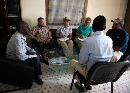 U.S. Army veterinarians visit remote Djibouti village to promote herd health