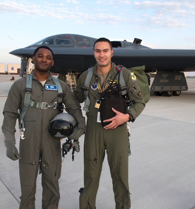 Tech. Sgt. Darius Charles, a Wing 2019 annual award winner, won an incentive flight in one of the base's B-2 Stealth Bombers.