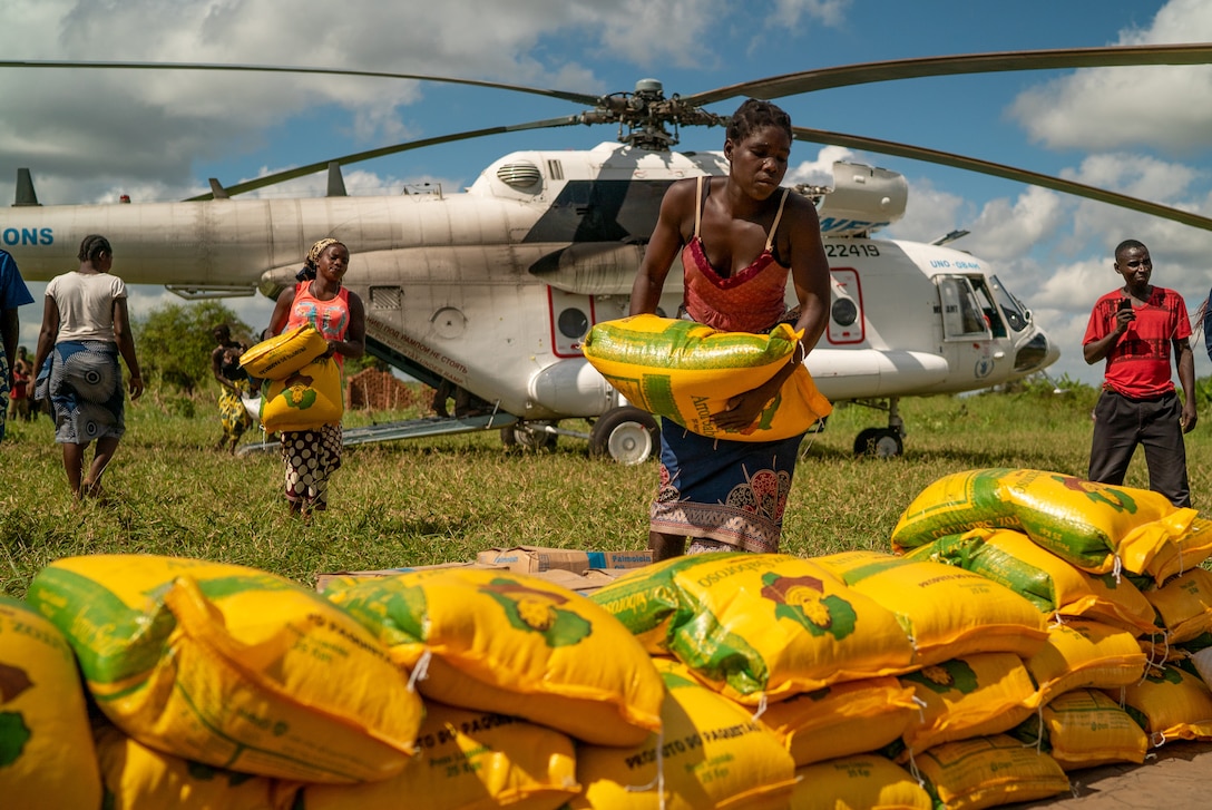 Army Reserve part of humanitarian aid distribution in Mozambique