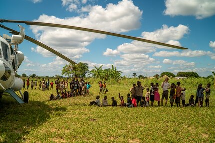 Army Reserve part of humanitarian aid distribution in Mozambique