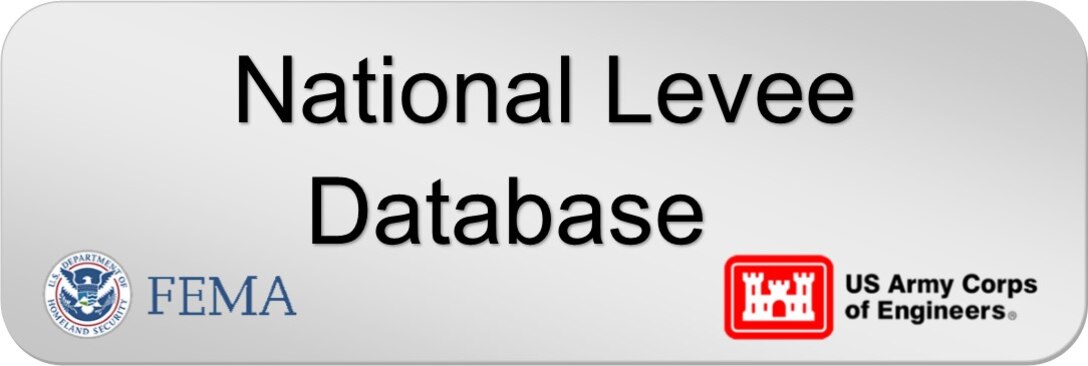 National Levee Database button, to link to https://levees.sec.usace.army.mil/#/