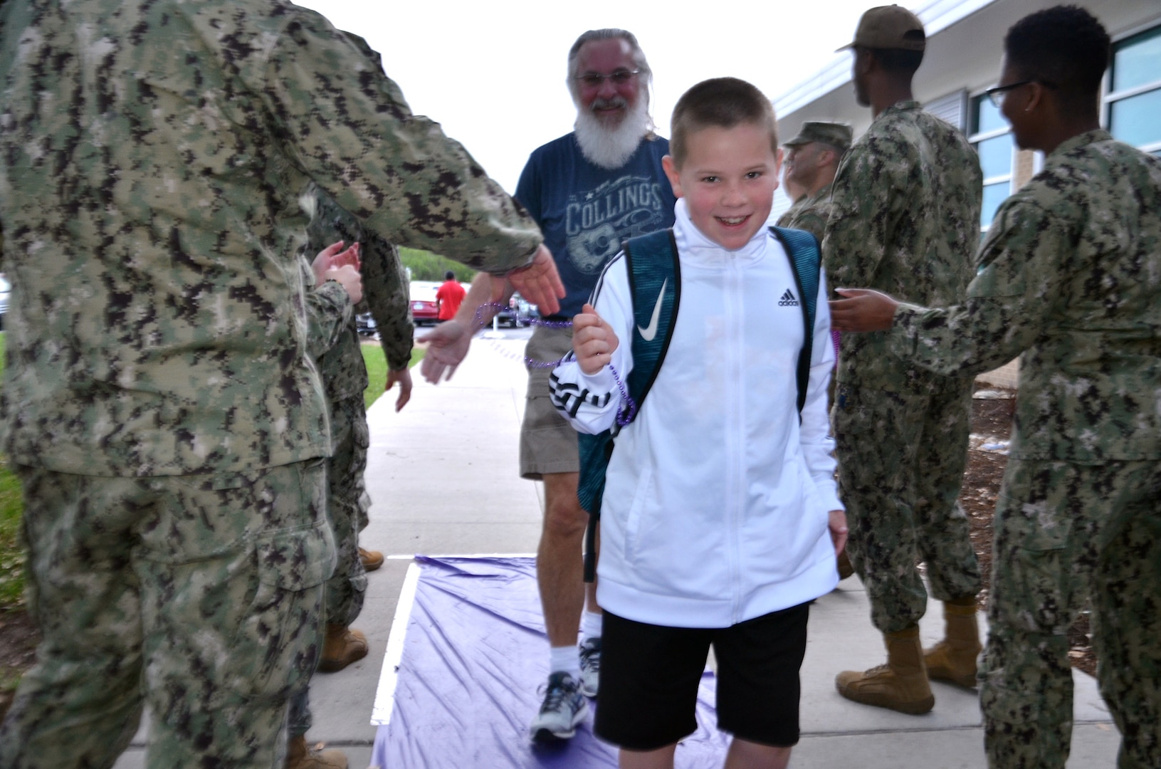 Joint Base San Antonio Greets Schoolchildren For ‘Purple Up! For ...