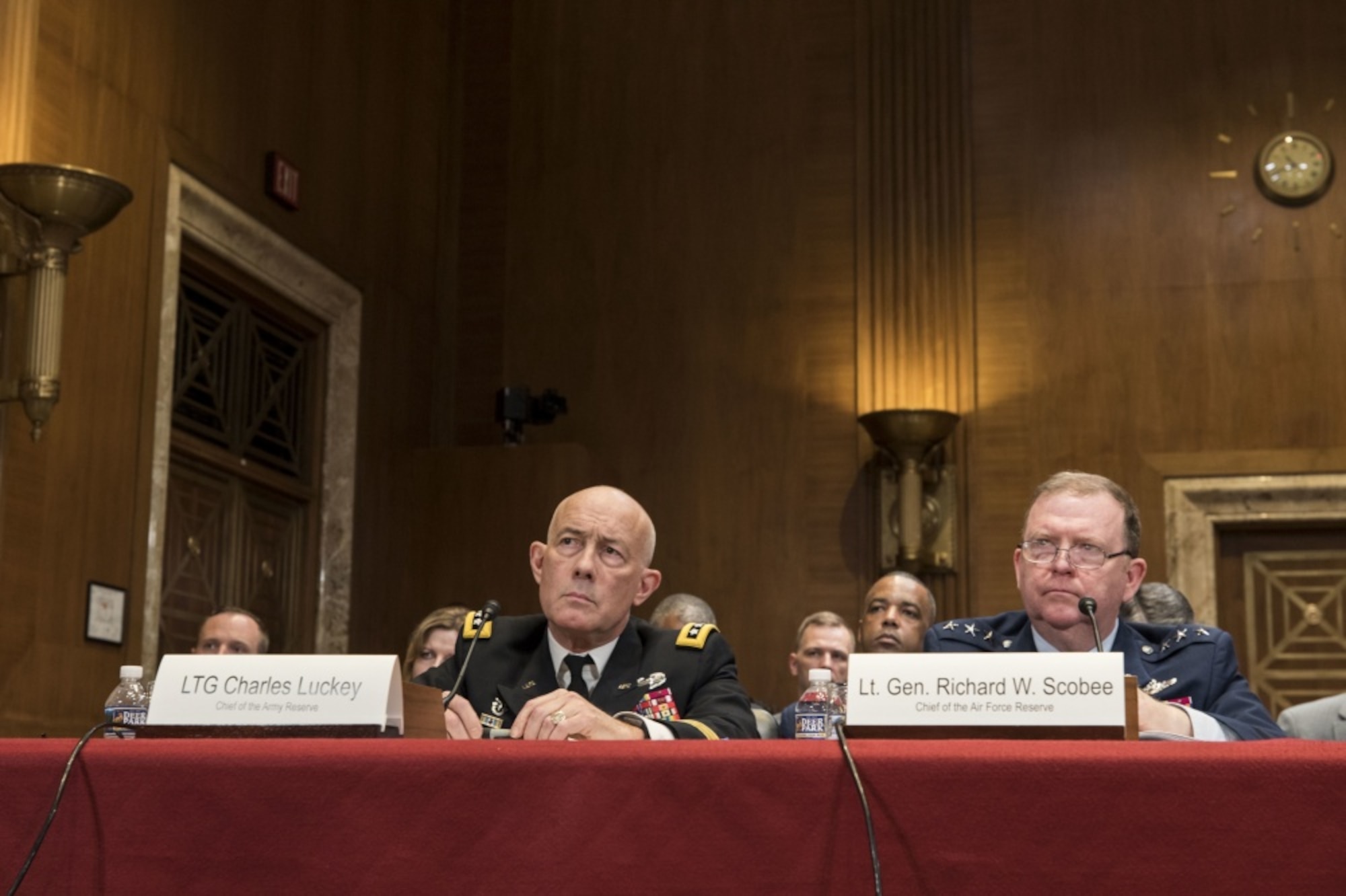 Scobee testifies before Senate Appropriations Subcommittee on Defense