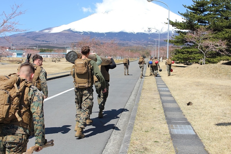 After three grueling weeks of intense physical and mental training, Marines completed the Marine Corps Martial Arts Instructor Course April 10 at Combined Arms Training Center Camp Fuji, Gotemba, Japan.