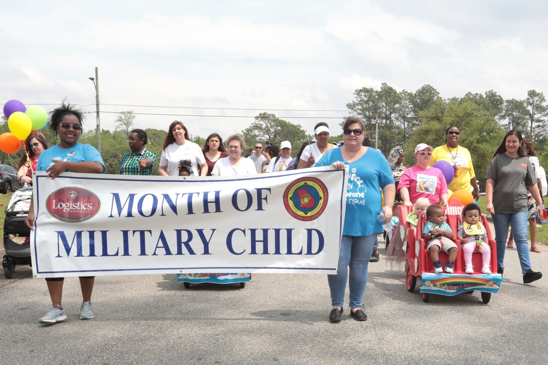 Marine Corps Logistics Base Albany celebrated our most prized little heroes during the annual Month of the Military Child proclamation and parade, April 12. (U.S. Marine Corps photo by Re-Essa Buckels)